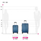 Diplomat Diplomat Koffer Mode Koffer Männer Boarding Case Student Passwort Box Trolley Fall Frauen TC -692 Serie Blue Reißverschluss 28 Zoll - geeignet für Fernstrecken [müssen überprüfen]