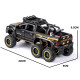 Chezhi Ford Raptor off-road vehicle model 1:24 toy car simulation alloy car model children's toy boy gift Ford Raptor off-road vehicle - black