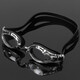 Yingfa (Yingfa) Goggles de natation avec des lunettes de natation anti-buts haute définition et imperméables pour hommes et femmes, lunettes de baignade confortables pour hommes et femmes, lunettes de natation de myopie personnalisées - noir