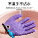 Hanging string fishing anti-prick gloves fishing gloves anti-slip anti-thorn sea fishing gloves rock fishing gloves lure waterproof gloves thickened purple left hand