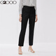 [Anti-bacterial] G2000 Women's Trousers 2022 Summer Cleft-fit Commuter Suit Straight Pants 21751143 Black/99 180/78A/XXL
