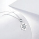 Saturday Fortune (ZLF) PT950 platinum pendant women's dream snowflake pendant without chain 1.66g