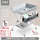 Habike (HABIKE) Diaper Table Baby Care Table Portable Multi-Function Foldable Bathing Baby Bed Diaper Change Touching Table White Deer - Cast Gray - Basic Style (Cast Basket)