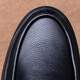 Gdffon Men's Head Couche Cow Hide Chaussures en cuir blanc épaisse semelle douce Sole en cuir souple Couge de tête de vache confortable Couverture de pied Business Cuir Cuir Cuir 3891 [COFE COLOR] 41