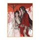 Shantoulin Village Tianguan blessed painting large number oil DIY filling coloring hand-painted original cartoon peripheral oil color decoration qx15885 60*70cm thick solid wood inner frame + exquisite outer frame (