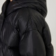 Jnby par jnby jiangnan tissu veste pour enfants automne et veste d'hiver down épaissis les garçons, filles et enfants à capuche et à capuche 1nac12610 001 noir 110 cm