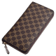 Holzspecker Herren Brieftasche Männer Lange Frauen Reißverschluss Brieftasche Koreanische Version Brieftasche Handtasche Clutch Handy Brieftasche lässig braun einfache Verpackung