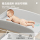 优乐博（ULOP）尿布台婴儿护理台多功能操作台新生儿抚触台宝宝洗澡换尿布台 可升降移动宝宝护理台-灰