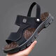 Столетия Liyong Summer Sandals Мужские мягкие подошвы, анти-скользящие пляжные туфли с двумя износостойкими, ахлетыми тапочками.