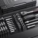 OLED 46-piece auto repair tool set, socket wrench, ratchet wrench, full set of small flying set, motorcycle repair tool box