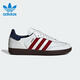 [95% new] Adidas Samba T-toe Shoes, Clover Retro Merit Training Shoes, Men's Board Shoes IH4881 White Red 42.5