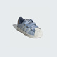 阿迪达斯 （adidas）童鞋春季新款男女童魔术贴三叶草运动鞋板鞋IH3290 IH3291 29 码11K/适合脚长175mm