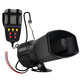 12V 24V motorcycle car siren horn to shout alarm horn 5 7-tone horn with megaphone air horn 12v seven-tone horn with megaphone for gasoline-burning vehicles
