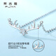 Vanjia 999 Pure Silver Necklace for Women Yilulu You Elk Pendant 2025 New Birthday Gift for Girlfriend and Wife S999 Pure Silver (Lu Ming Style) + Free Engraving