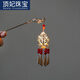 DING Fei (DING FEI) ancient style Hanfu hair accessories lantern tassel hairpin retro style palace fairy fresh hairpin one hairpin (J276) B07-301 color random