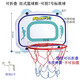Double aviation foldable, punch-free hanging basketball frame, children's basketball ring, indoor basketball basket mobile basketball stand, 37CM ​​folding iron basket + 2 iron hooks-1601