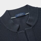 Annonce Bird Cardigan Men's Clothing [Wool Blend Fabric] Fashionable Casual Men's Men's Carganan Simple Knited Veste Blue 50 (180/100)