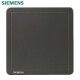 SIEMENS socket panel blank panel accessories 86 type wall panel Zhidian series metal black gray blank panel