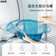 Meikejie's ass-washing artifact, men's hemorrhoid basin, bidet, women's and men's, pregnant women's squat-free women's special fumigation toilet basin, flushing rate 99%, transparent color, hook
