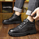 
Sanlitai large-size cotton shoes winter plus velvet Martin boots men's wool short boots Northeast outdoor snow boots leather dad men's shoes 15867 black 39