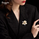 Eternelle French eternal original design camellia brooch high-end luxury temperament corsage female birthday gift