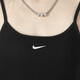 耐克（Nike）女装T恤衫 夏季新款时尚舒适透气运动休闲修身显瘦吊带连衣裙 DM6231-010黑色 XL