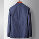 Walker Shop casual suit men's spring and summer thin micro-elastic luxury business suit middle-aged and young people's anti-wrinkle-free stool jacket Blue XL (180) Recommended 145-160Jin [Jin equals 0.5 kg]