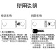 虎顿（HOTUN）玻璃门锁 密码锁 抗剪u形门锁双开办公室商铺门密码钥匙锁 701A