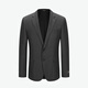 Youngor (Youngor) Anzug Herren 223c Standard Anzug Wollstoff High-End-Serie Exquisite Handwerkskunst Einkaufszentrum Gleicher Stil Dunkelgrau M 170/92A