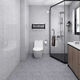 
XMSJ Kitchen and Bathroom 400x400 porcelain bathroom kitchen anti-slip wear-resistant matte gray small floor tiles 40x40 floor tiles 9856 400*400
