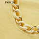 Ports baozi printemps et été de couleurs solides de nouveau femme à demi-sweat en tricot à manches lp8k723uke015 Dawn Yellow XS