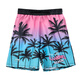 Li Ning (LI-NING) swimming trunks for men can put watermark flat corner swimming trunks for adult quick-drying beach pants anti-embarrassing hot spring swimming equipment Blue purple 2XL [height 180-185 weight 75-85kg]