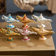 Tiga Deer Aladdin Magic Lamp Creative Metal Crafts Ornament Gift Small Russian Hollow Wishing Lamp Phnom Penh Blue