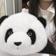 
ZHUOQU Panda Plush Toys Five-month-old Flowers Simulation Panda Doll Doll Doll Pillow Cure Birthday Gift