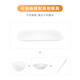 JOBO commercial A8 melamine tray square plate meal tray extra thick large food grade tea tray breakfast tray dining tray canteen