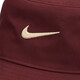 【95成新】耐克NIKE春运动配饰男女渔夫帽APEX BUCKET SQ帽子FB5382-681夜褐红M