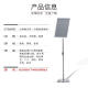 Xunqi A4 sign stainless steel vertical sign can lift display sign vertical billboard bracket sign sign display stand water sign display stand A4 right angle