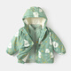 Dudujia One-piece three-wear children's all-print coat winter baby two-piece set boys' thickened top winter mint green 90