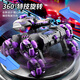 
Zhicheng Minichuang Children's Gesture Sensing Remote Control Tank Vehicle Can Explode Water Bullet Spray Six-Wheel Off-Road Electric Vehicle Boy Toy 23cm [Single Control] 6-Wheel Special Stunt Water Bull Tank-Blue Hao Equipped with Three Electric Power [Battery 90 minutes + 6w Water Bullet]
