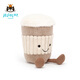JellyCat Fun Coffee mit Tasse süßes Essen Plüsch Puppe Komfort Puppe Geburtstag Chinesisches Valentinstag Geschenk grau eine Größe
