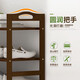 Sizhuge home door shoe rack solid wood floor-to-ceiling storage rack simple storage shoe cabinet multi-layer entrance to put shoes living room storage 5 layers - length 90cm full board