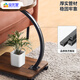 
Baoyouni side tables, living room cart sofa, small coffee table, simple mobile home bedside table, balcony, bedroom bedside table, blister double rectangular bent pipe-wood 9274-2WD