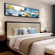 Mo Malerei Lulin Moderne einfache Schlafzimmer Dekoration Gemälde warm romantische Nachts Malerei Hotel Hotel B & B Zimmer Hängende Malmale Hintergrund Wandmalerei 03 Shilai Run 12146 200*60 schwarzer Rahmen (Diamant Inlay -Malerei) individuelle Größe