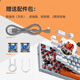 Mechanic KM500 Key and Mouse Set Wired Mechanical Keyboard Mouse Set Desktop Computer Laptop Keyboard Wired Mouse Tea Roll Mixed Light Gray