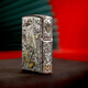 ZIPPO【苗寨银匠】防风打火机银箔鱼化龙错金银镶嵌国潮收藏送礼男 均码 银箔鱼化龙(DY9902JY)