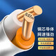 XMSJ超六类网线千兆高速双铝箔铜CAT6A工程家装网络线非 灰色QS6169A铝箔裸线 5m