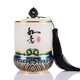 悠品时代 珐琅彩琉璃茶叶罐摆件实用礼物送客户领长辈导退休聚会礼品定制 如意 常规款