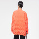 Jiangnan Buyi (JNBY) wool sweater loose open plate medium length loose casual jacket for women 5N1311870 679/fluorescent powder S