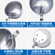 Round stainless steel pig drinking bowl, large and small pig sow bowl drinking spout, automatic water feeder equipment for farm, extra large thickened 304 stainless steel drinking bowl with screws + leather pad spring 2 sets +