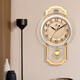 POWER Bawang Clock Living Room Creative Clock Octopus Music Time Report Wall Clock European-style Luxury Quartz Clock 6173 Gold-Programmed Music Time Report
